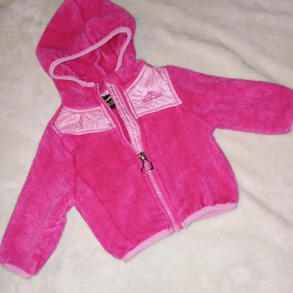 5 for $10 Pacific Trail Pink Zip Up Hooded Jacket size 6M - Picture 1 of 4